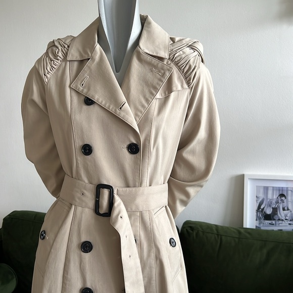 DOUBLE BREASTED TRENCH COAT - Picture 4 of 10